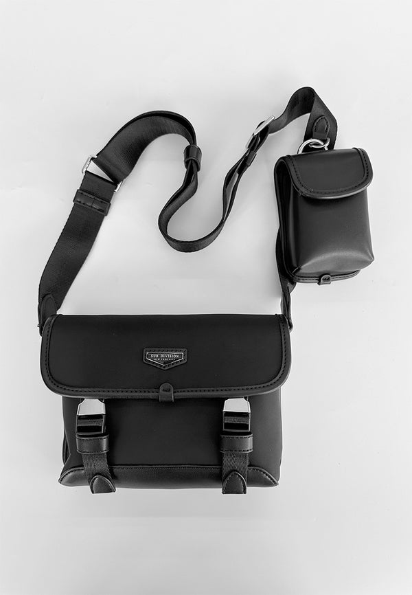 SUB DIVISION Sling Bag - Black - 310002