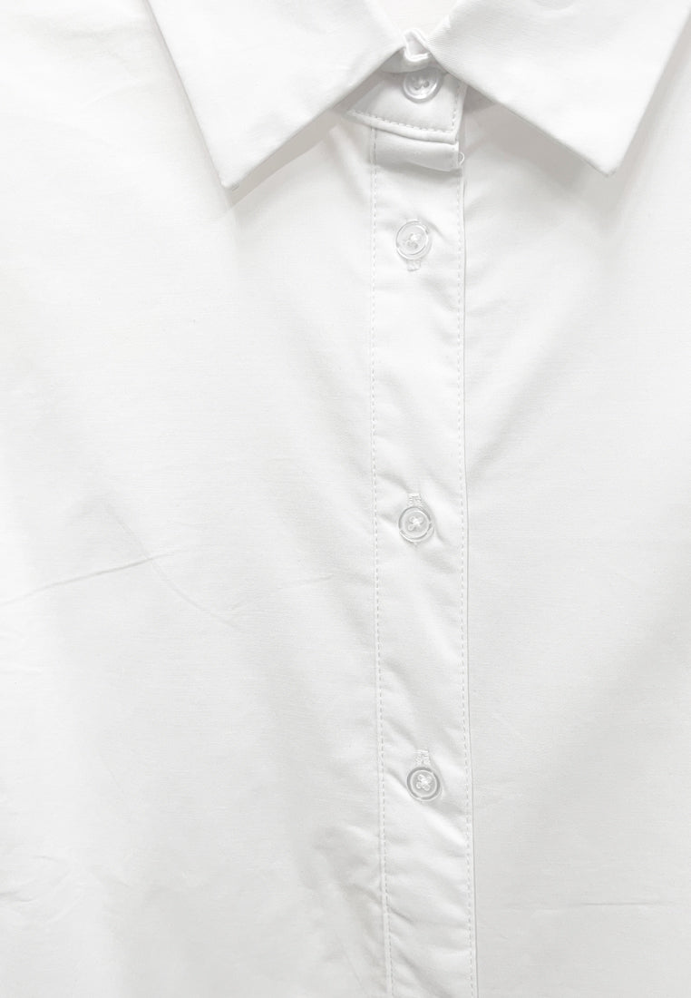 Women Long-Sleeve Shirt - White - S3W648