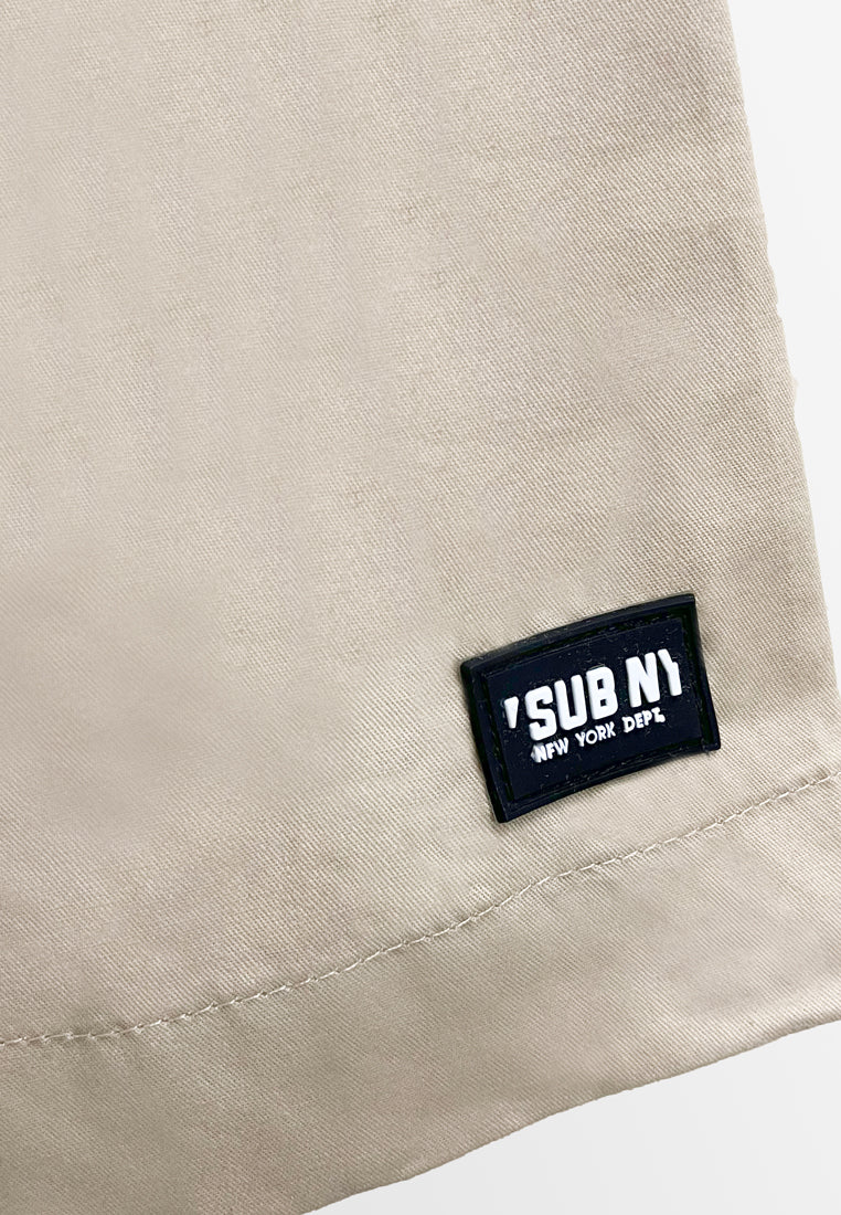 Men Short-Sleeve Fashion Tee - Khaki - S3M756