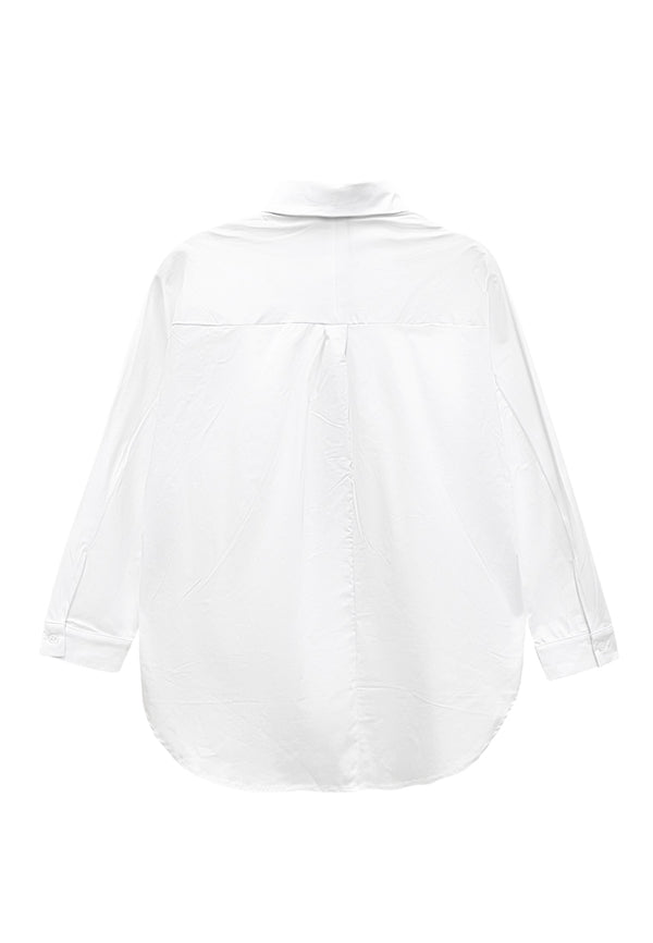 Women Long-Sleeve Shirt - White - M2W335-1