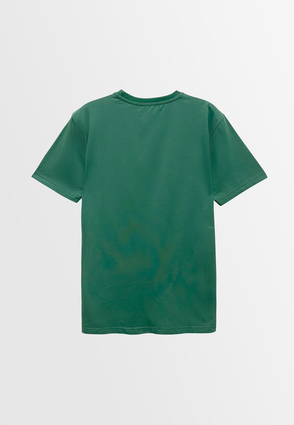 Men Short-Sleeve Graphic Tee - Dark Green - M3M830