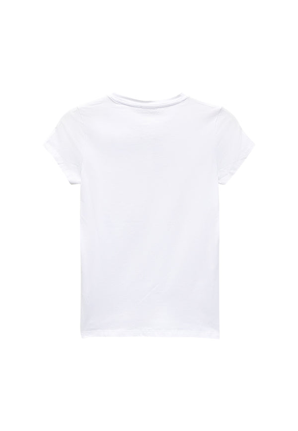 Women Short-Sleeve Graphic Tee - White - M3W782