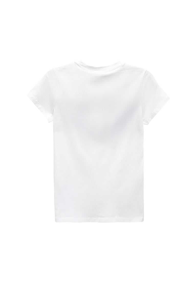 Women Short-Sleeve Graphic Tee - White - M3W792