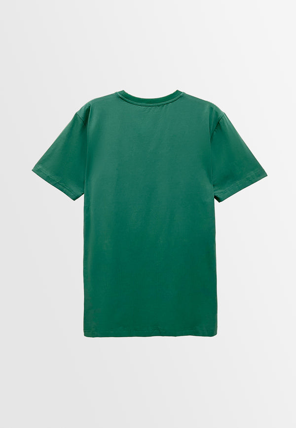 Men Short-Sleeve Graphic Tee - Dark Green - M3M834