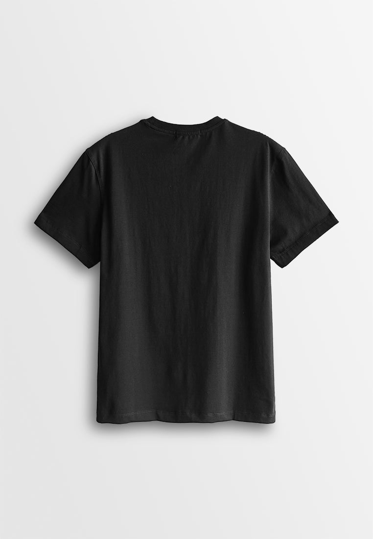 Men Short-Sleeve Graphic Tee - Black - 510156