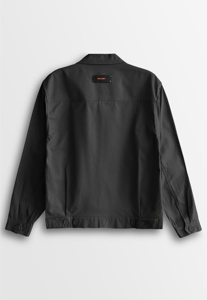 Men Oversized Bomber Jacket - Black - 510238