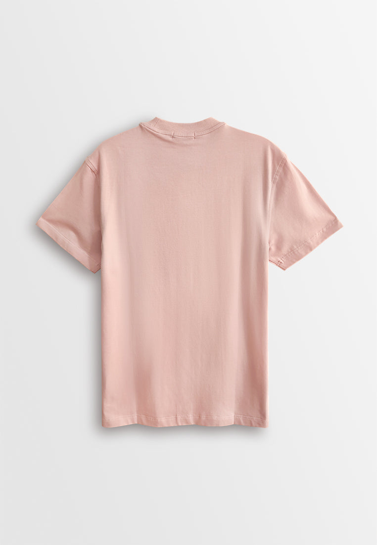Men Short-Sleeve Graphic Tee - Pink - 510063