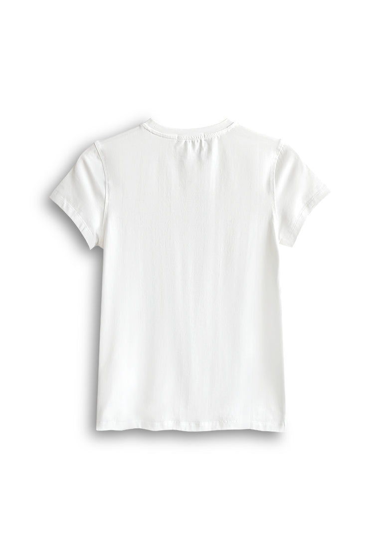 Women Short-Sleeve Graphic Tee - White - 510265
