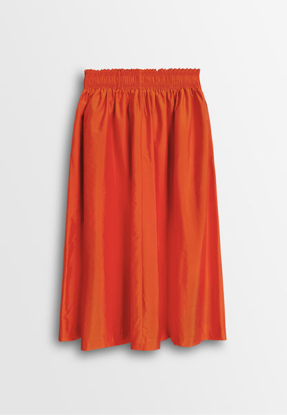 Women Long Skirt - Orange - 610389