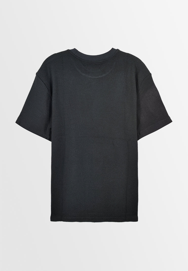 Men Short-Sleeve Fashion Tee - Black - M3M870