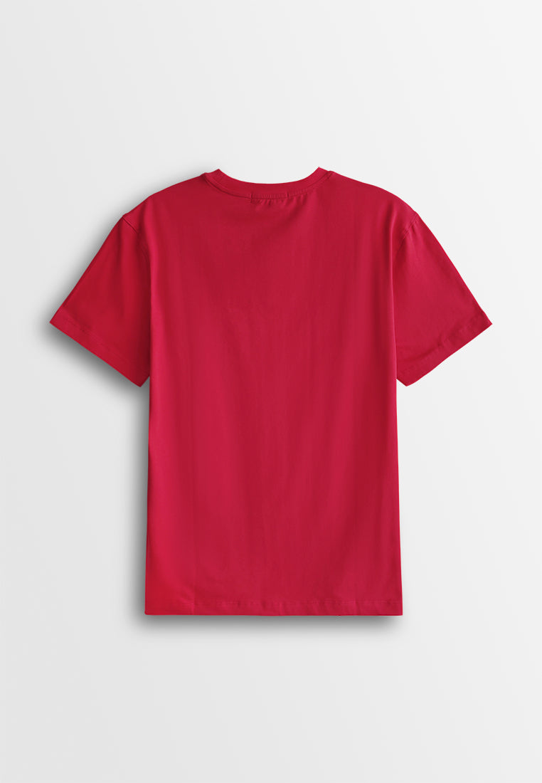 Men Short-Sleeve Graphic Tee - Red - 510349