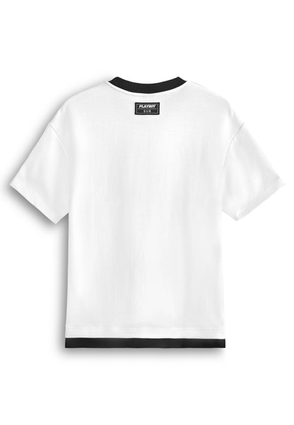 Playboy x SUB Men Oversized Fashion Tee - White - 610288