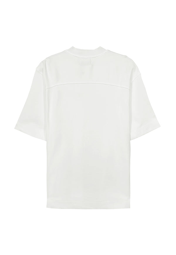 Men Short-Sleeve Oversized Fashion Tee - White - M3M877