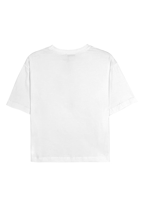 Women Short-Sleeve Fashion Tee - White - 410036