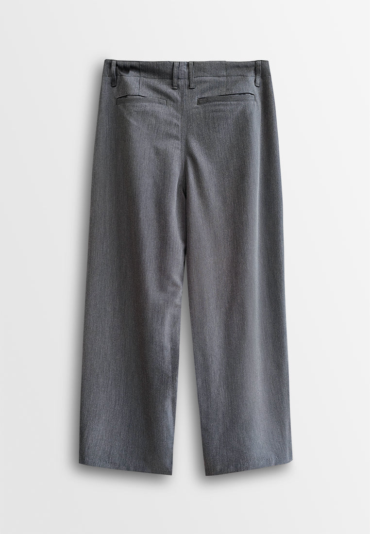 Men Loose Fit Long Pants - Dark Grey - 510305