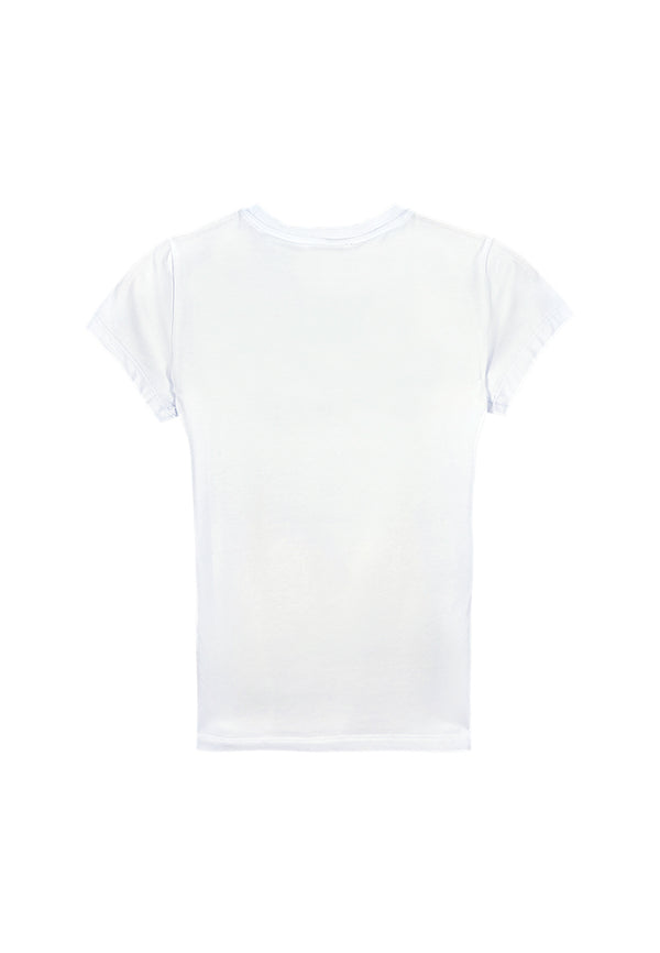 Women Short-Sleeve Graphic Tee - White - M3W698