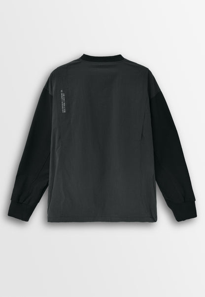 Men Long-Sleeve Sweatshirt - Black - 410211