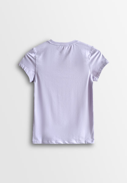 Women Short-Sleeve Graphic Tee - Purple - 510171