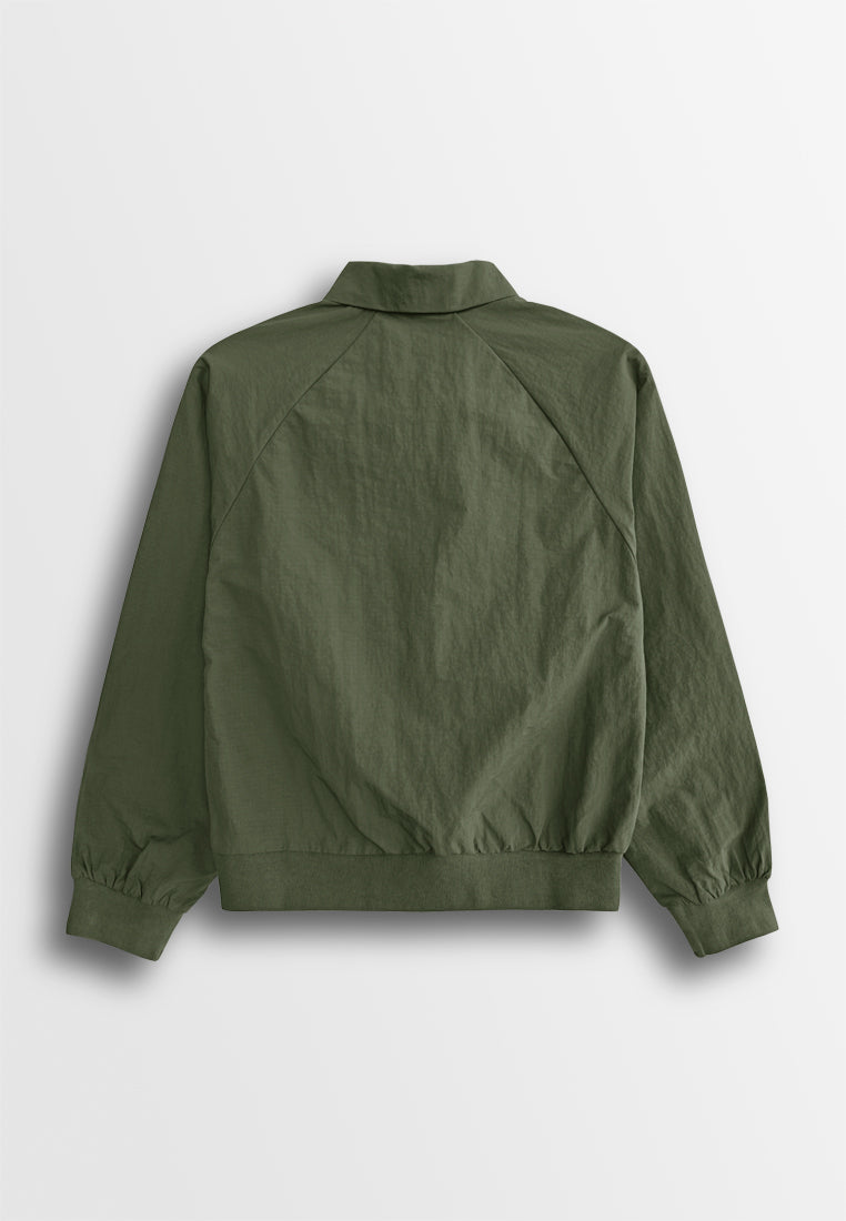 Women Long-Sleeve Sweatshirt - Army Green - 510048