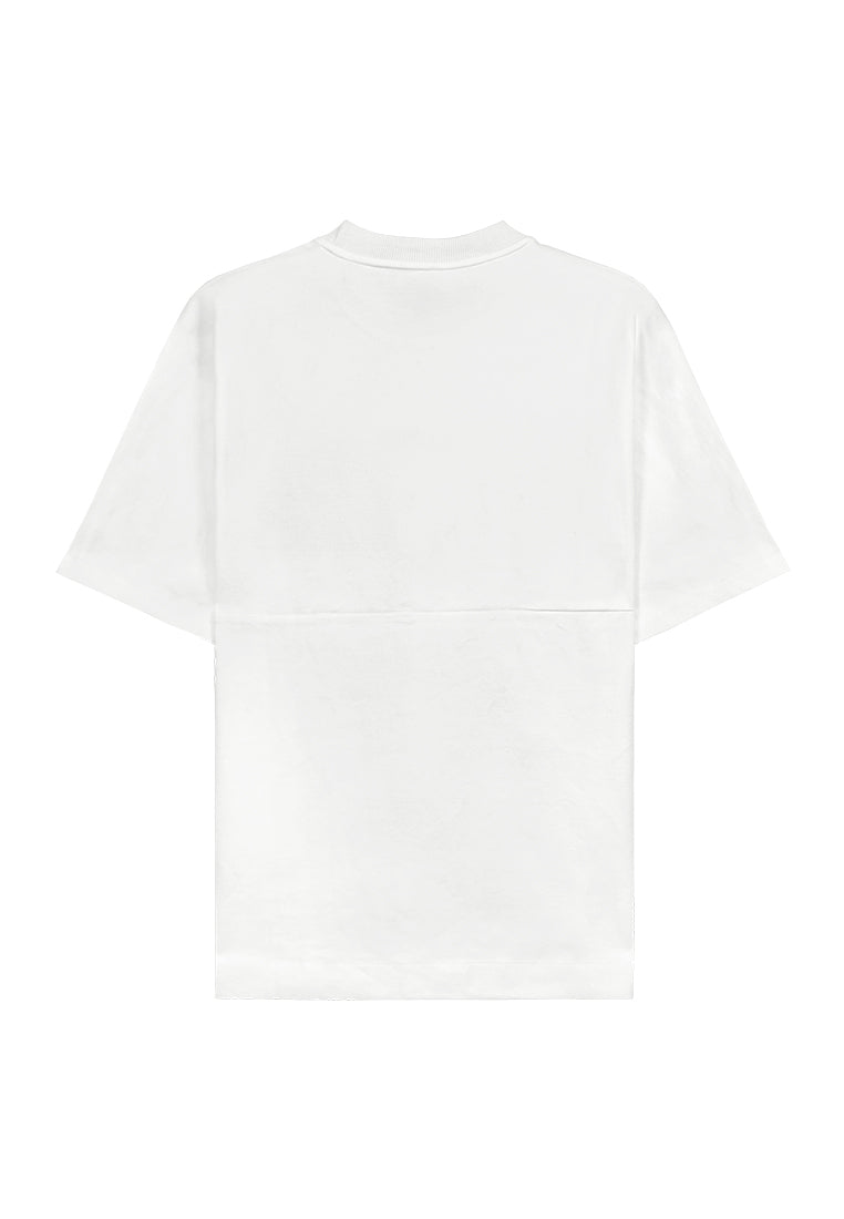 Men Short-Sleeve Fashion Tee - White - M3M879