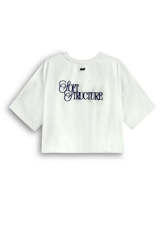 Women Oversized Fashion Tee - White - 610393