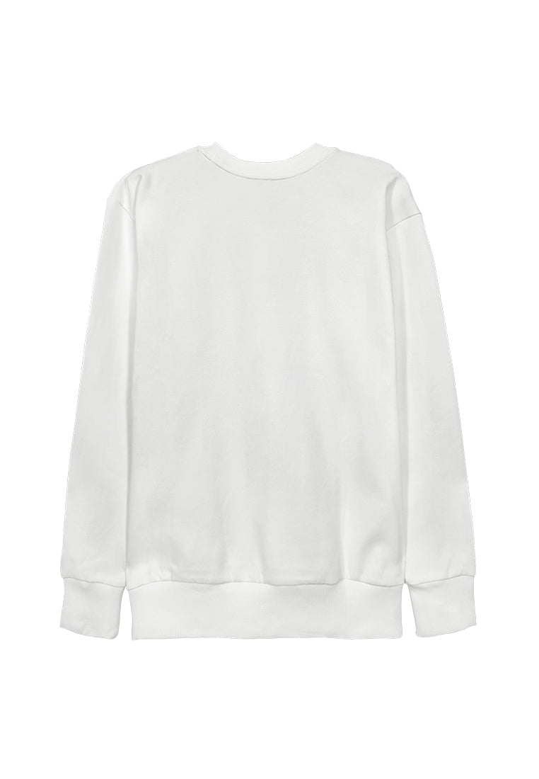 Men Long-Sleeve Sweatshirt - White - M3M885