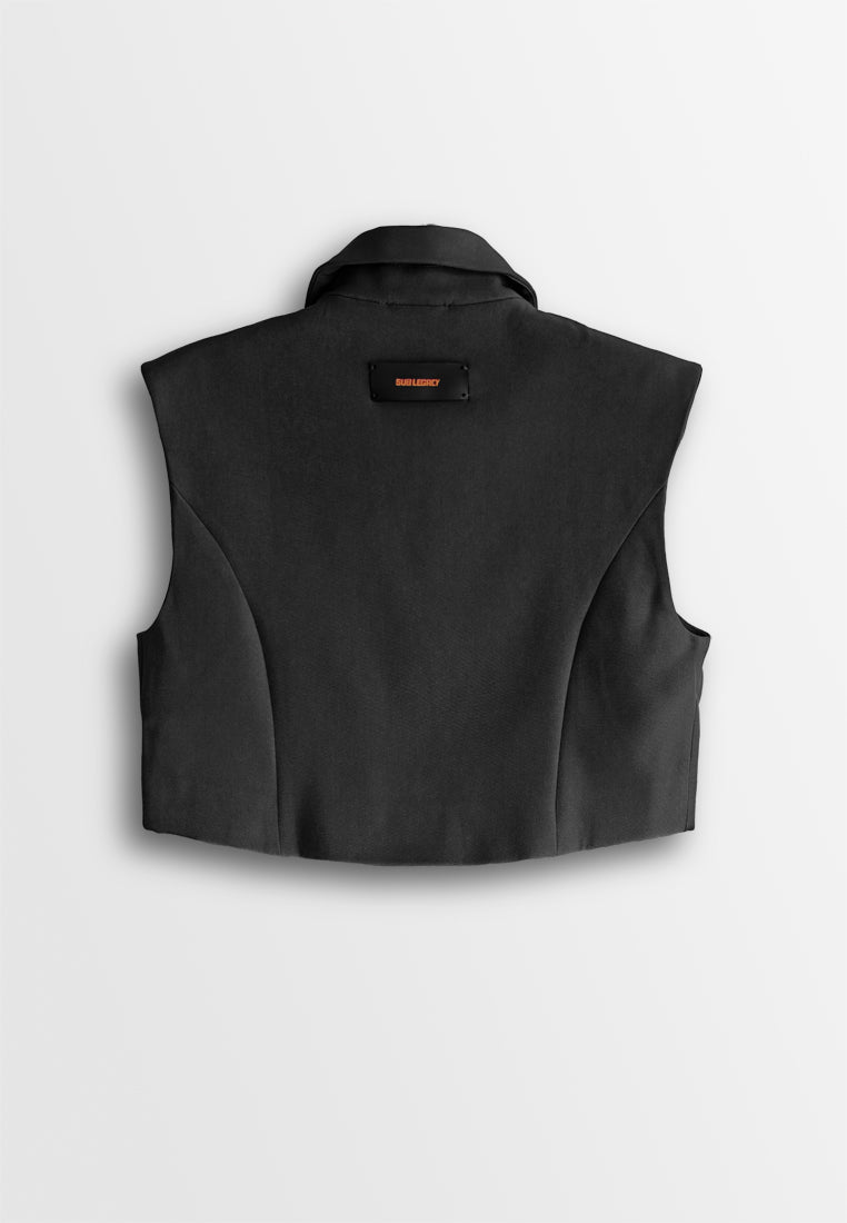 Women Short Blazer - Black - 510161