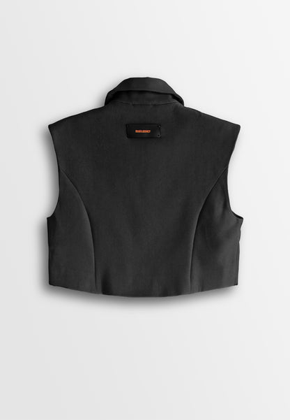 Women Short Blazer - Black - 510161