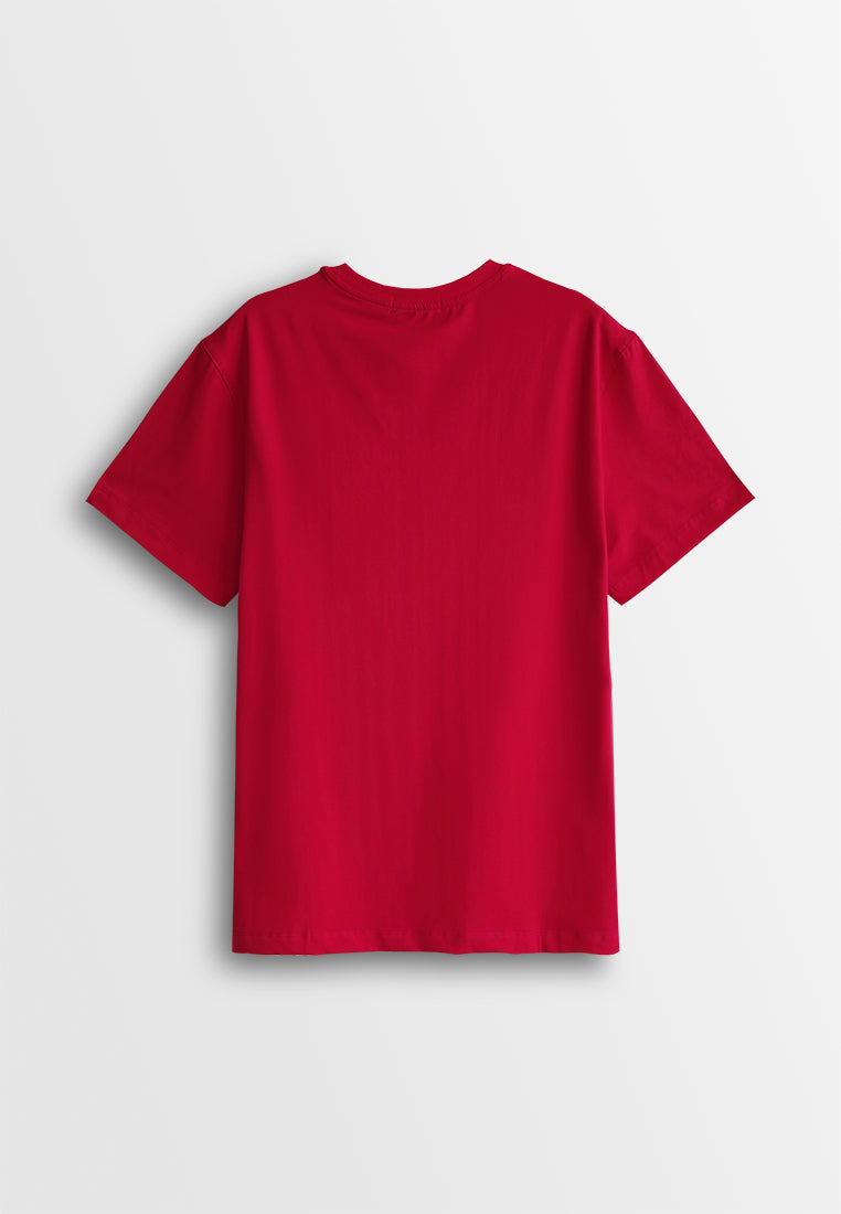 Men Short-Sleeve Graphic Tee - Red - 510353