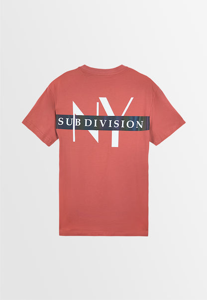 Men Short-Sleeve Graphic Tee - Red - M3M685