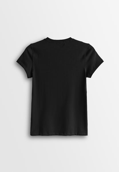 Women Short-Sleeve Graphic Tee - Black - 510261