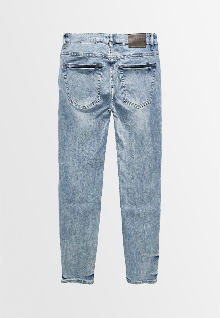 Men Skinny Fit Long Jeans - Light Blue - 310070