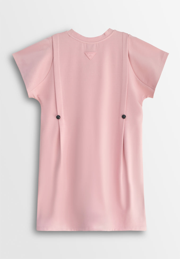 Playboy x SUB Women Midi Dress - Pink - 610362