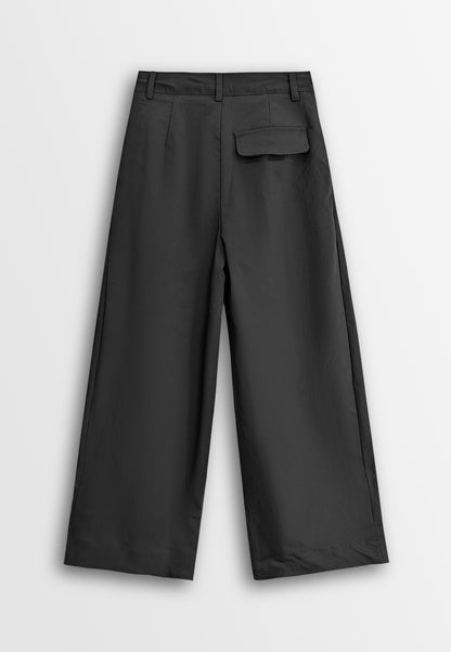 Women Wide Leg Pants - Black - 610340
