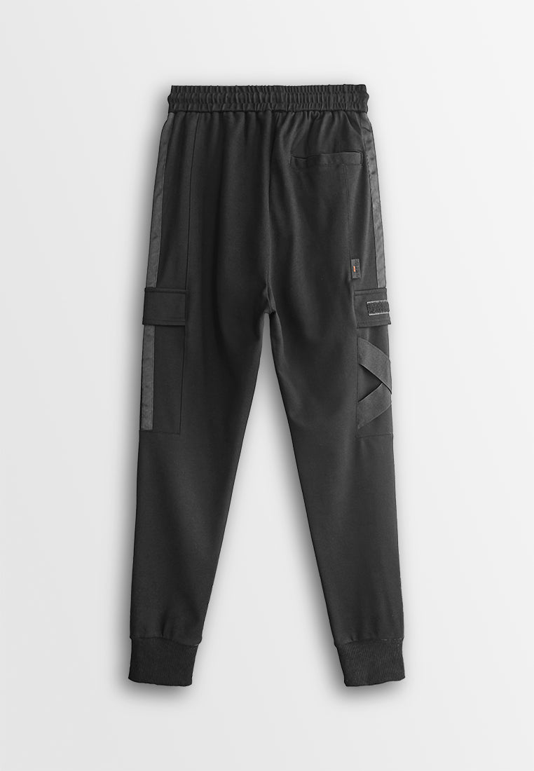 Men Long Jogger - Black - 510244