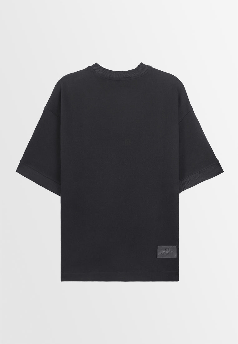 Men Short-Sleeve Fashion Tee - Black - 410068