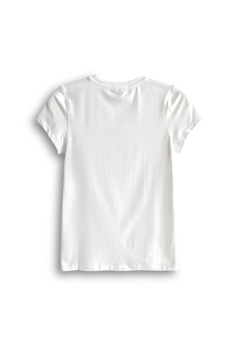 Women Short-Sleeve Graphic Tee - White - 510168
