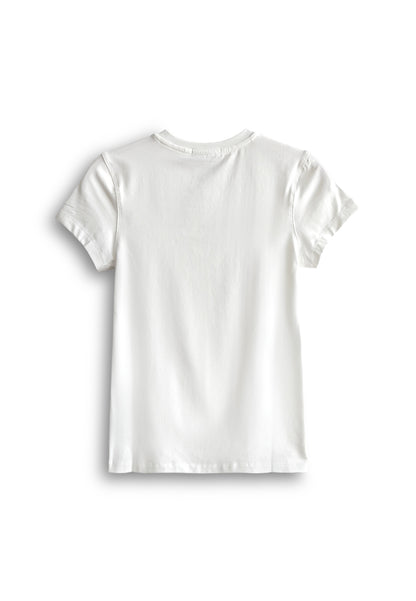 Women Short-Sleeve Graphic Tee - White - 510172