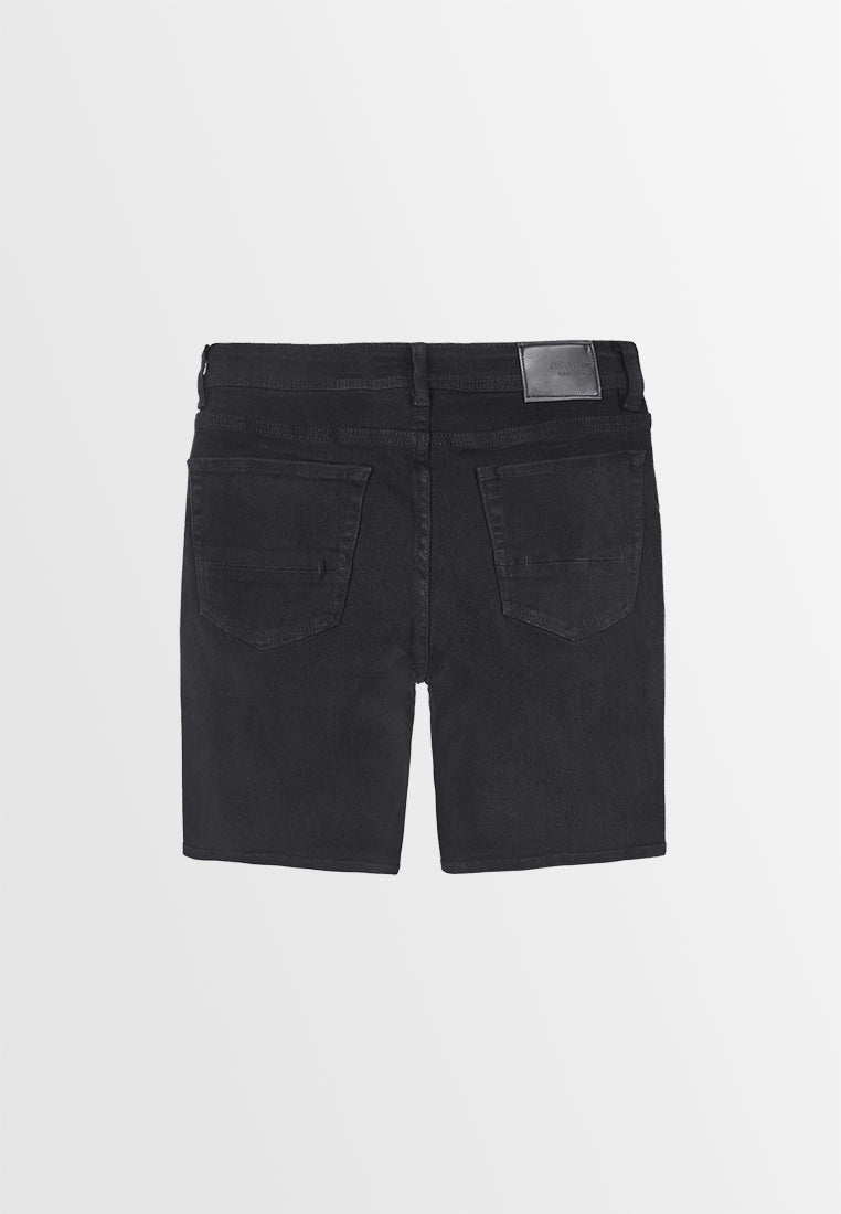 Men Short Jeans - Black - 310211