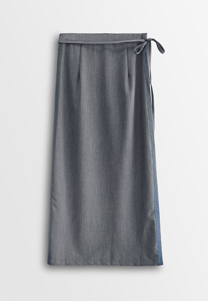 Women Long Skirt - Dark Grey - 510235