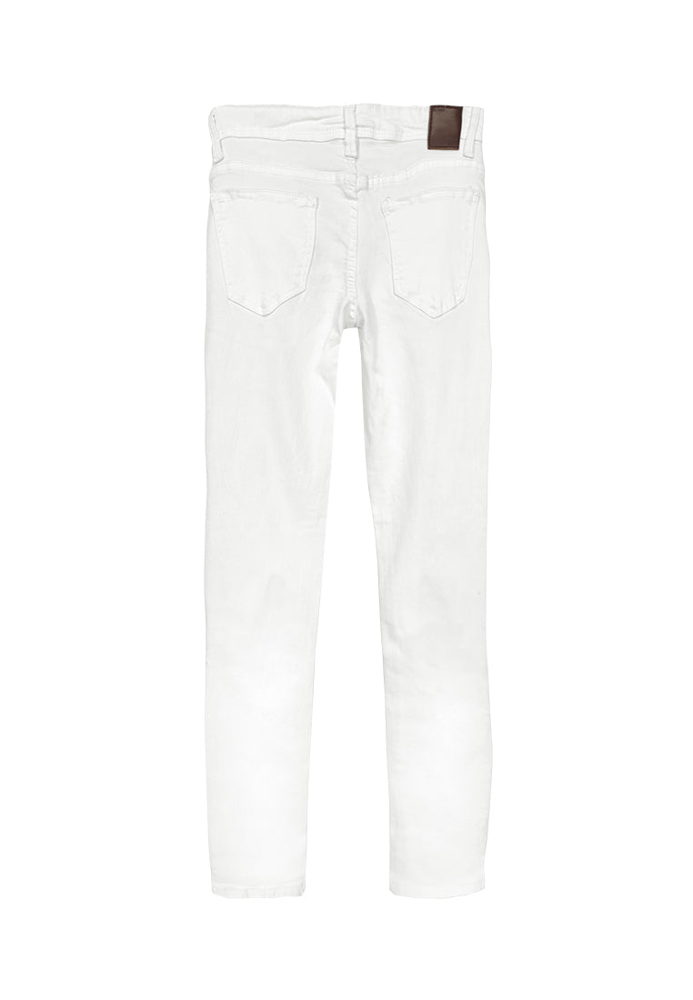 Women Skinny Fit Long Jeans - White - F3W899
