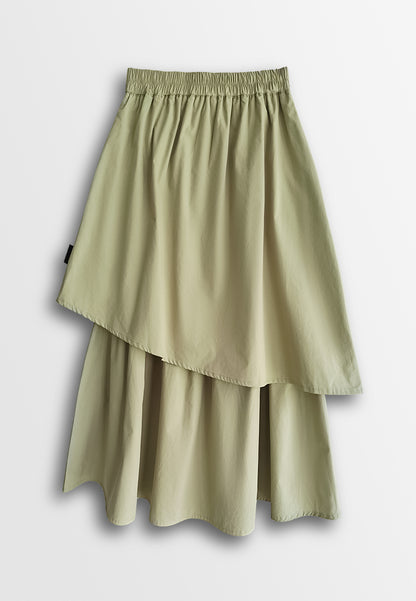 Women Midi Skirt - Khaki - 510159