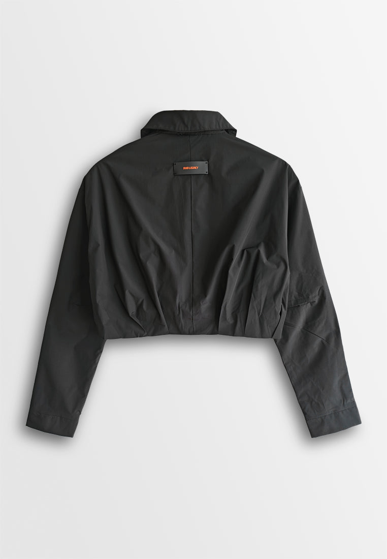 Women Bomber Jacket - Black - 510165
