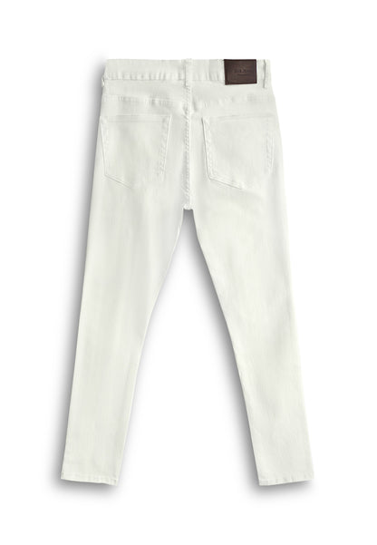 Men Slim Fit Long Jeans - White - 610294