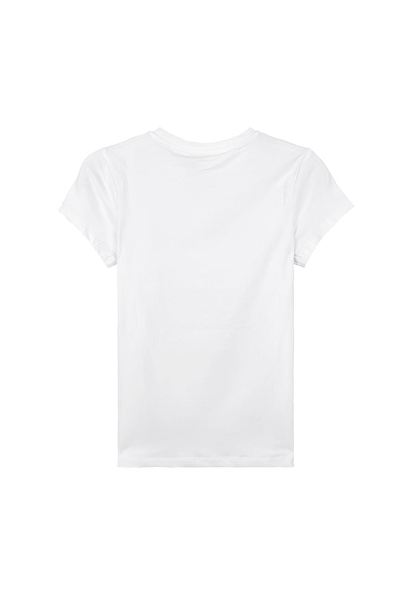 Women Short-Sleeve Graphic Tee - White - F3W853
