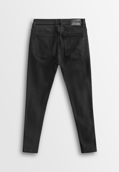 Men Skinny Fit Long Jeans - Black - 610336
