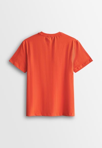 Men Short-Sleeve Graphic Tee - Orange - 510181