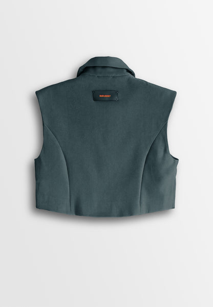 Women Short Blazer - Dark Grey - 510162