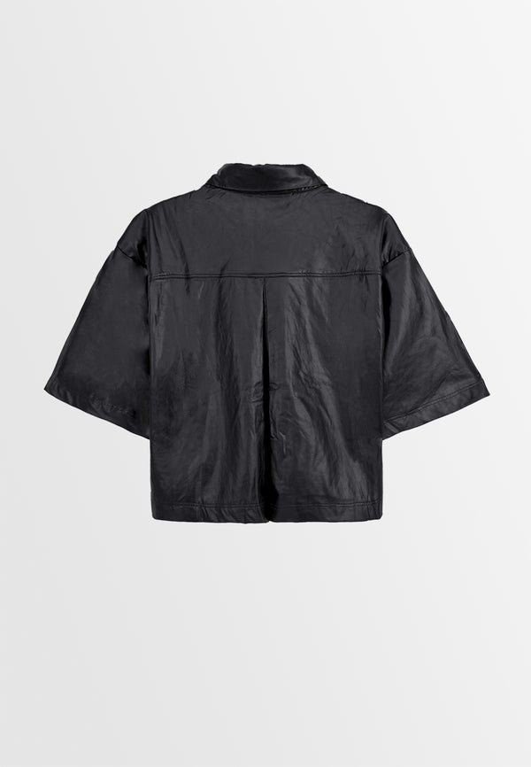 Women Short-Sleeve Shirt - Black - M3W801