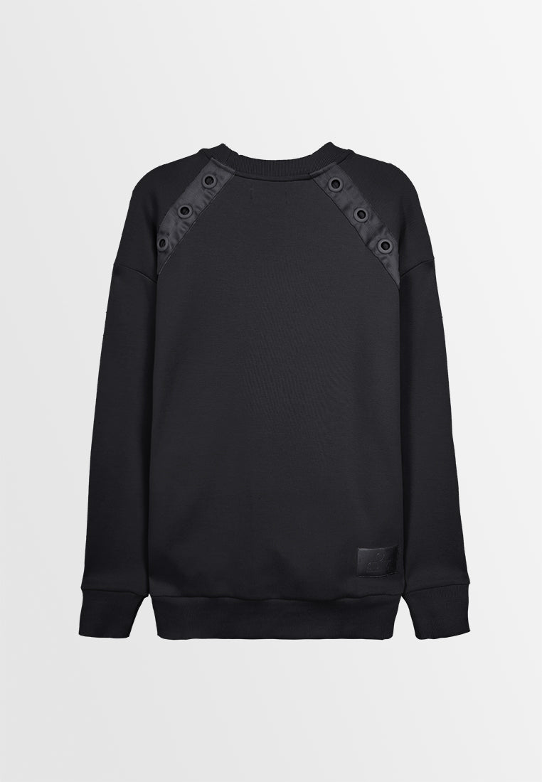 Men Long-Sleeve Sweatshirt - Black - 410077